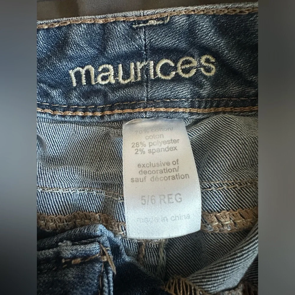 Maurices Blue Ankle Cropped Jeans - Picture 4 of 4